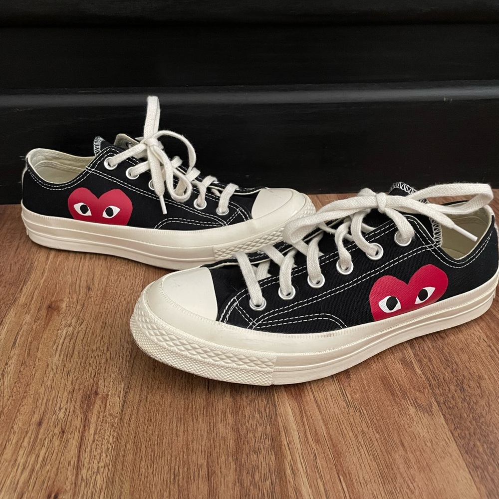Comme Des Garçons PLAY converse womens size: 8